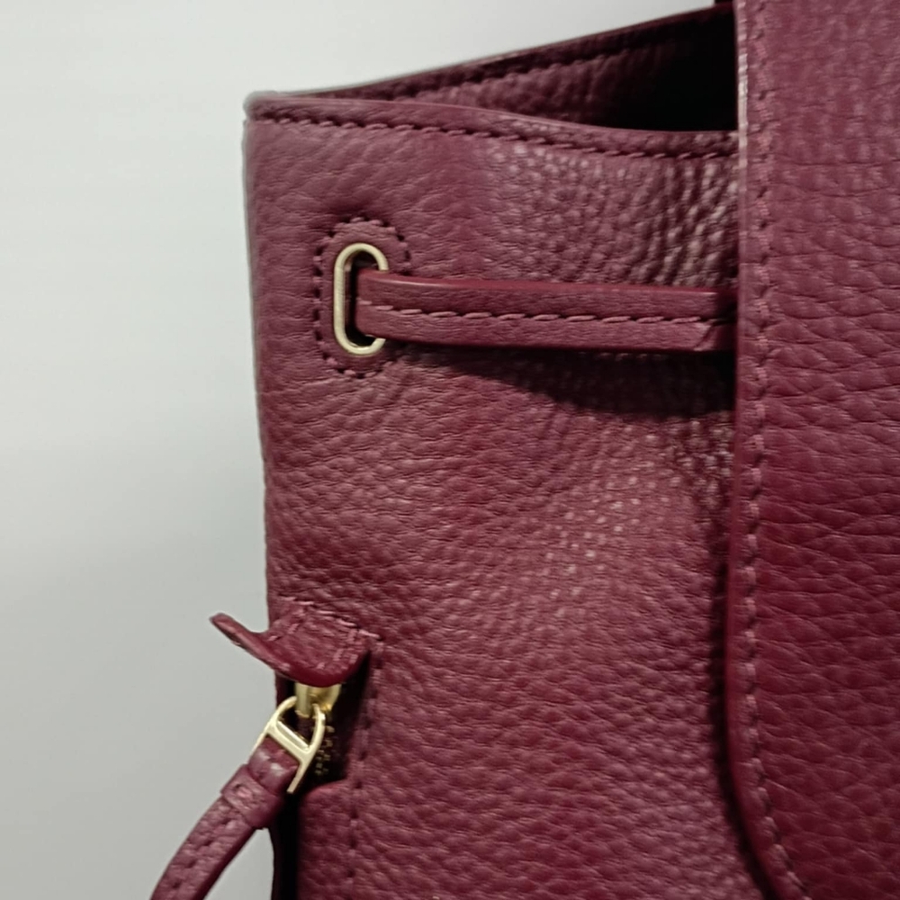 Tory Burch Brody Leather Backpack (Deep Berry) NEW - Picture 15 of 16
